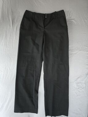 George Men's Black Straight Dress Pants